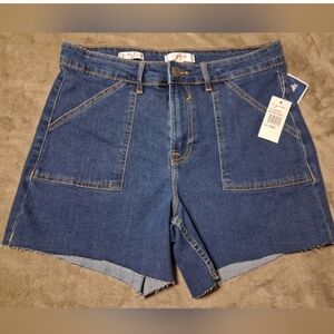 Zigoss Denim Jean Cutoffs Patch Pocket Shorts 9/29 NWT $25